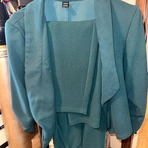 Elegant Teal Women's Suit